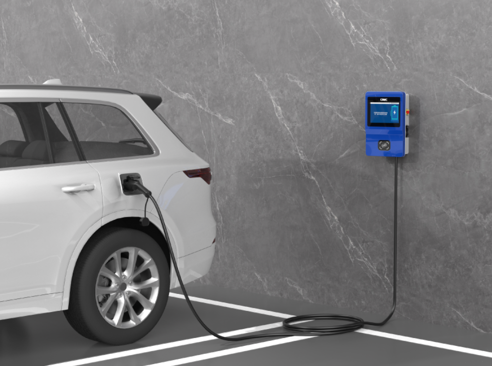 粵享充-帶廣告屏充電樁