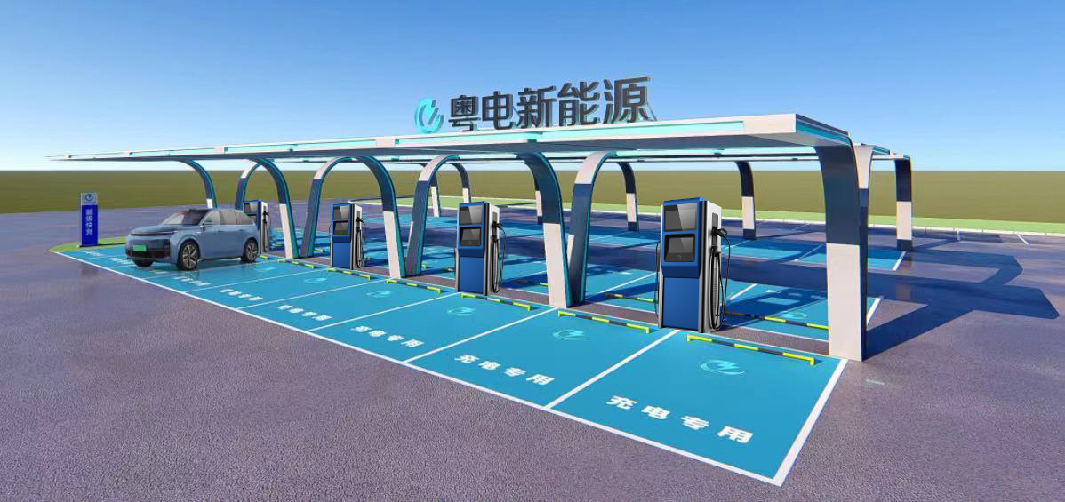 直流充電樁雙屏